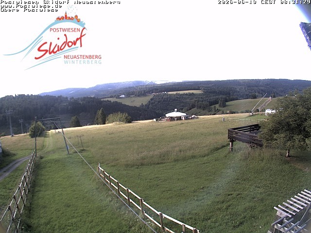 Archiv Foto Webcam Obere Postwiese in Neuastenberg