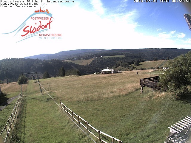 Archiv Foto Webcam Obere Postwiese in Neuastenberg