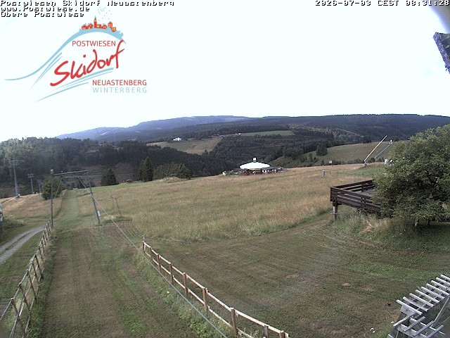 Archiv Foto Webcam Obere Postwiese in Neuastenberg