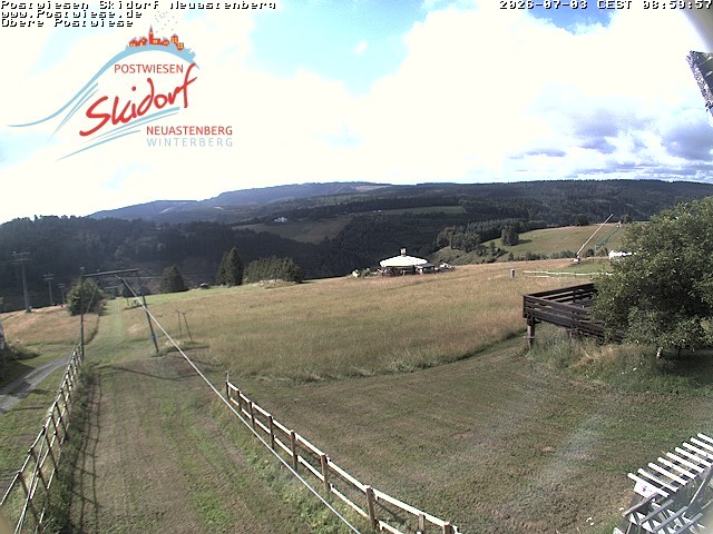Archiv Foto Webcam Obere Postwiese in Neuastenberg
