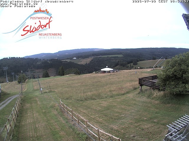 Archiv Foto Webcam Obere Postwiese in Neuastenberg