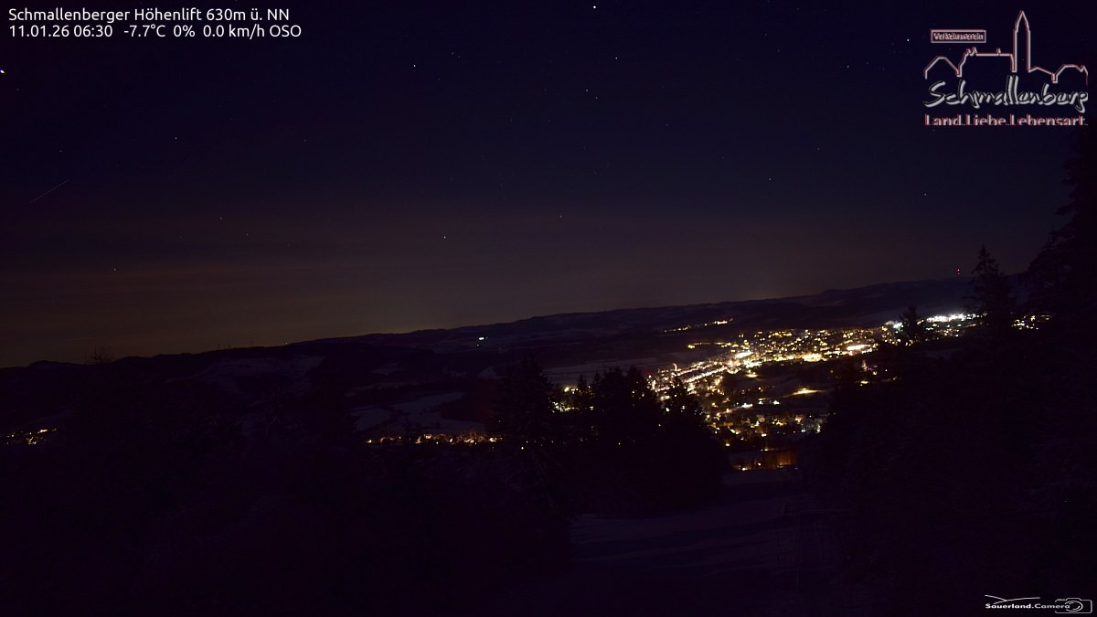 Archiv Foto Webcam Schmallenberg im Sauerland