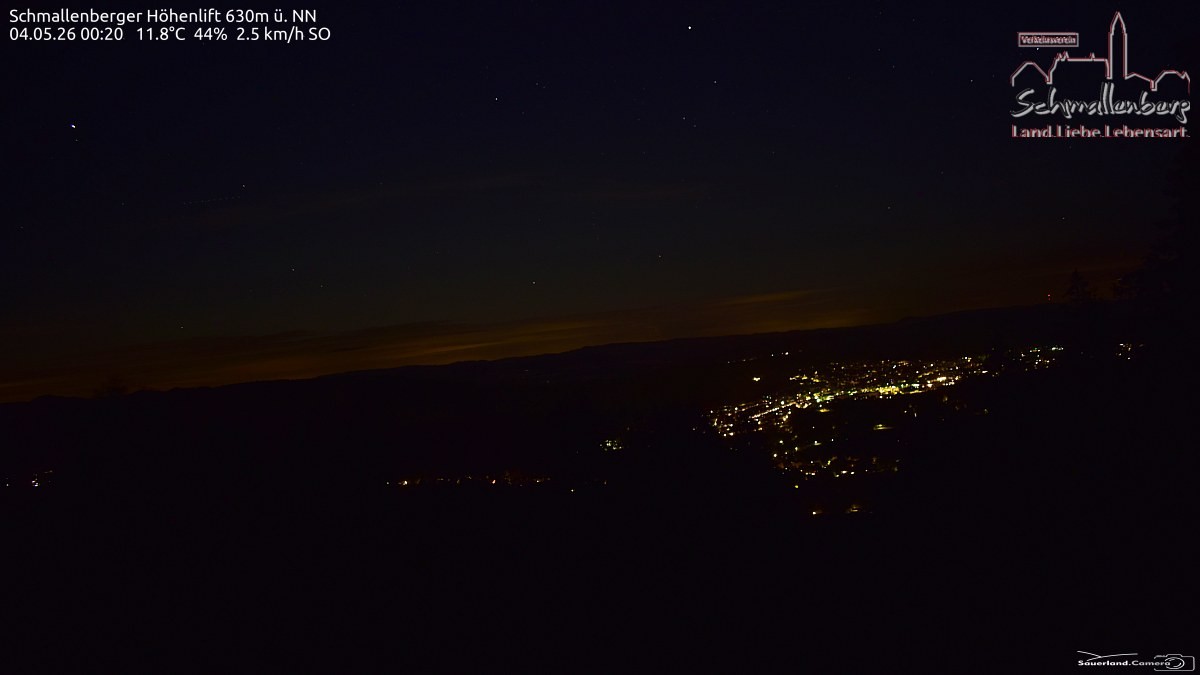 Archived image Webcam Ski lift Schmallenberg