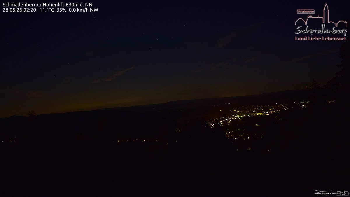 Archived image Webcam Ski lift Schmallenberg