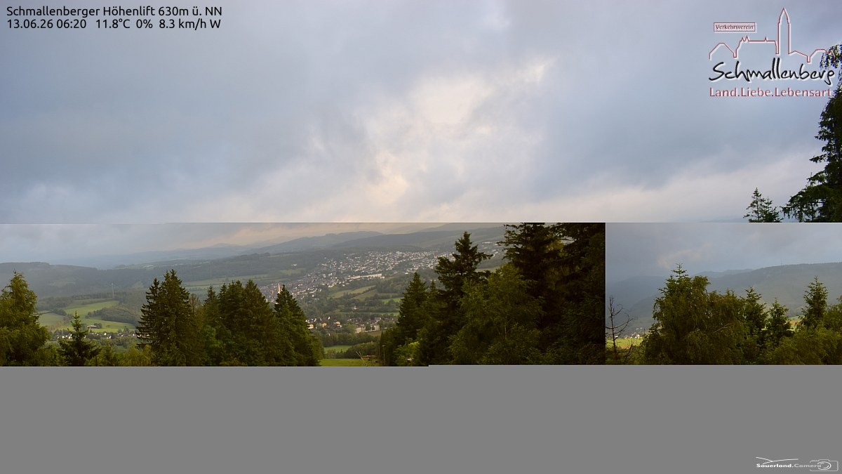 Archived image Webcam Ski lift Schmallenberg