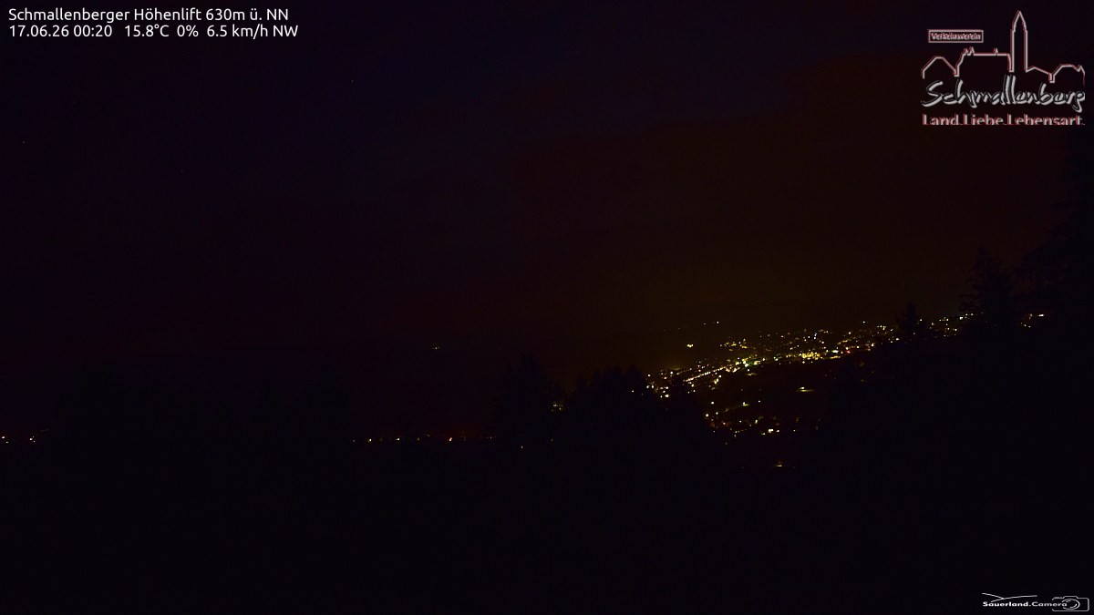 Archived image Webcam Ski lift Schmallenberg