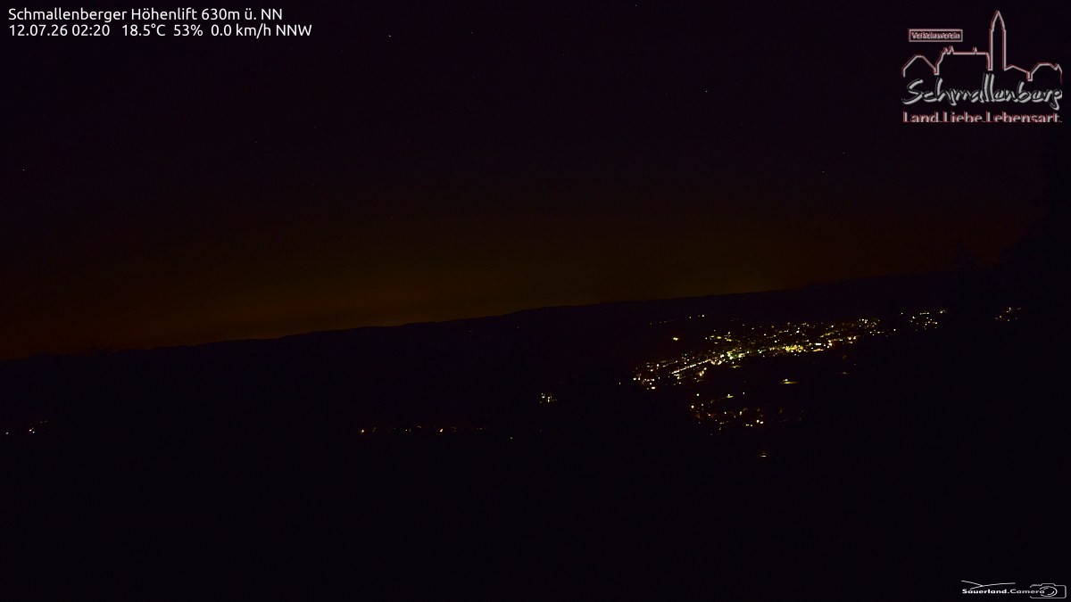 Archived image Webcam Ski lift Schmallenberg