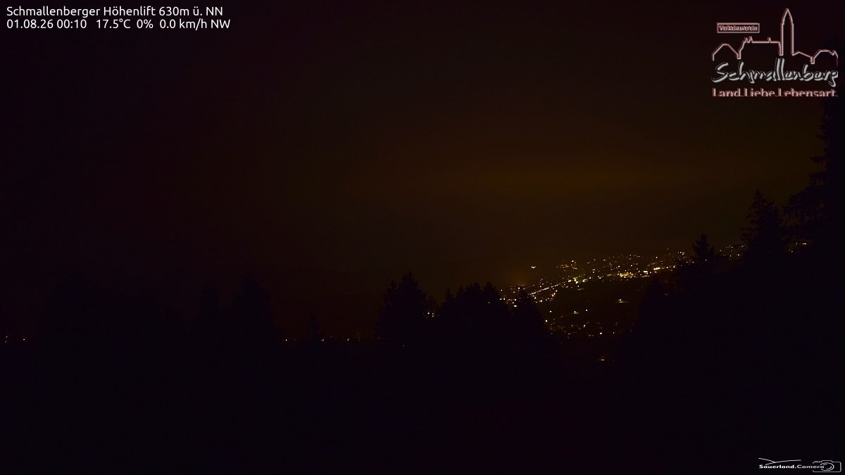 Archived image Webcam Ski lift Schmallenberg