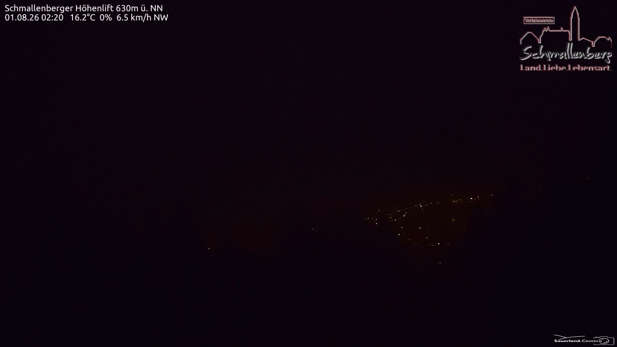 Archived image Webcam Ski lift Schmallenberg
