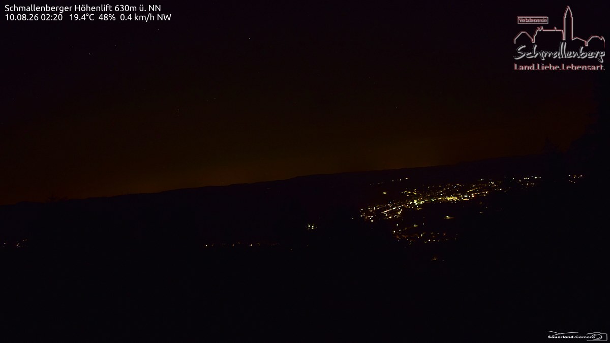 Archived image Webcam Ski lift Schmallenberg