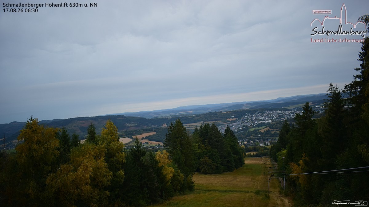 Archived image Webcam Ski lift Schmallenberg
