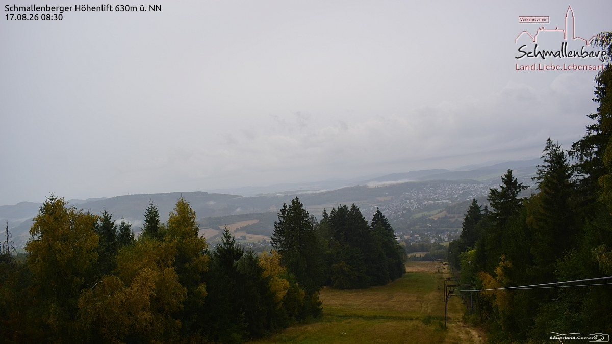 Archived image Webcam Ski lift Schmallenberg