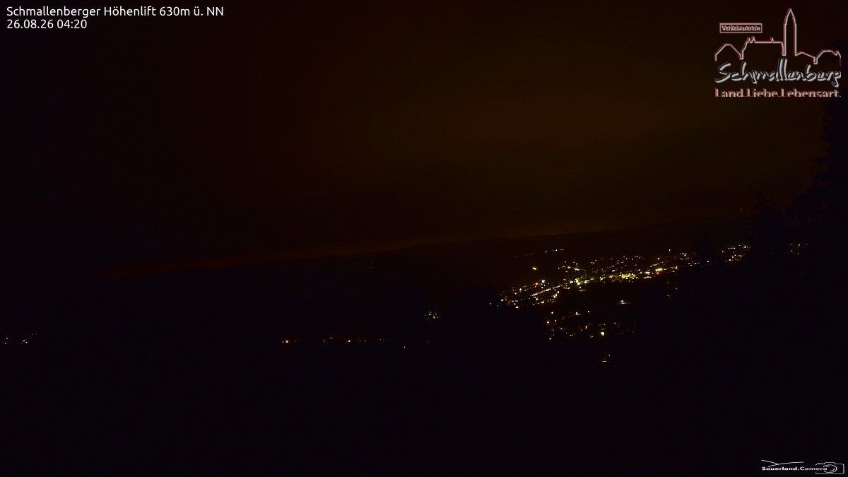 Archived image Webcam Ski lift Schmallenberg