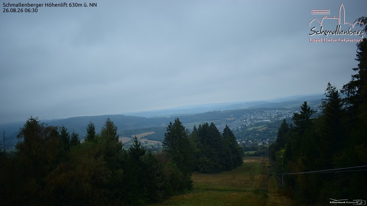 Archived image Webcam Ski lift Schmallenberg
