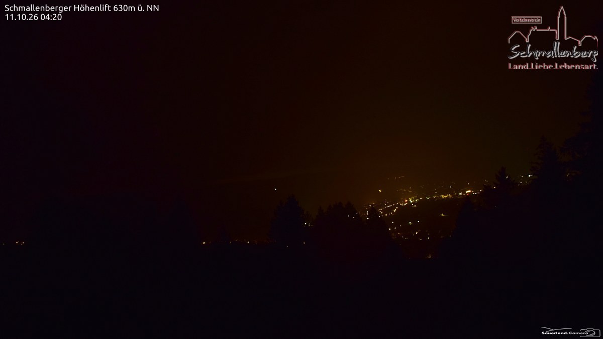 Archived image Webcam Ski lift Schmallenberg