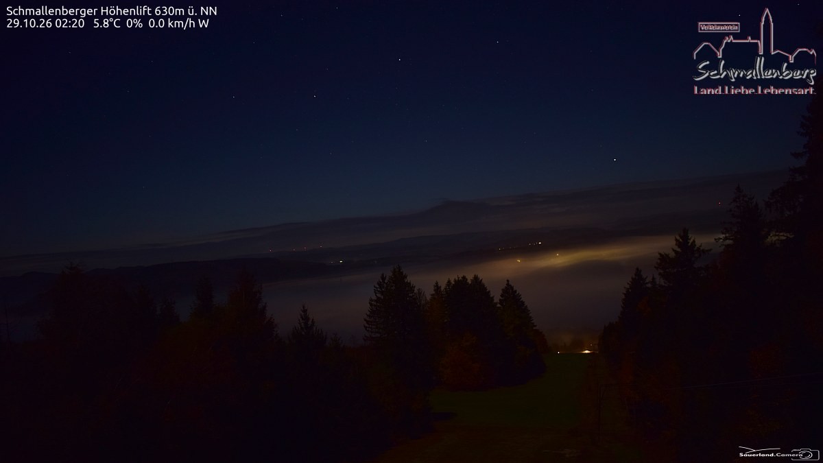Archiv Foto Webcam Schmallenberg im Sauerland