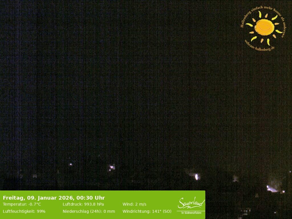 Archiv Foto Webcam Hallenberg, Sauerland