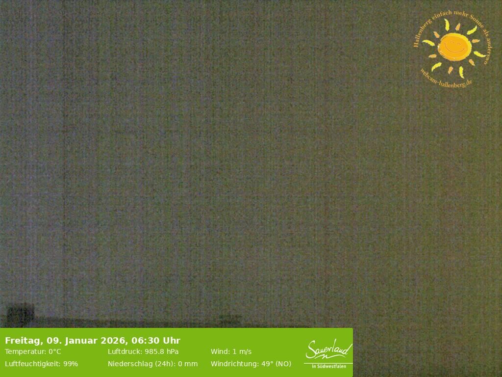 Archiv Foto Webcam Hallenberg, Sauerland