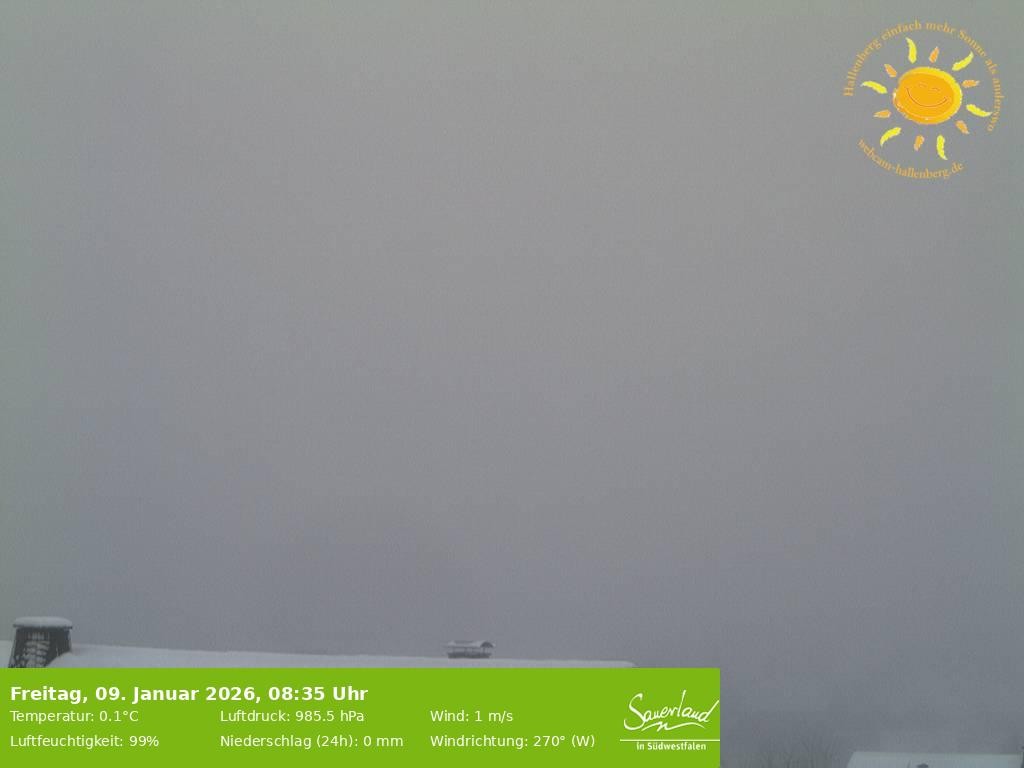 Archiv Foto Webcam Hallenberg, Sauerland