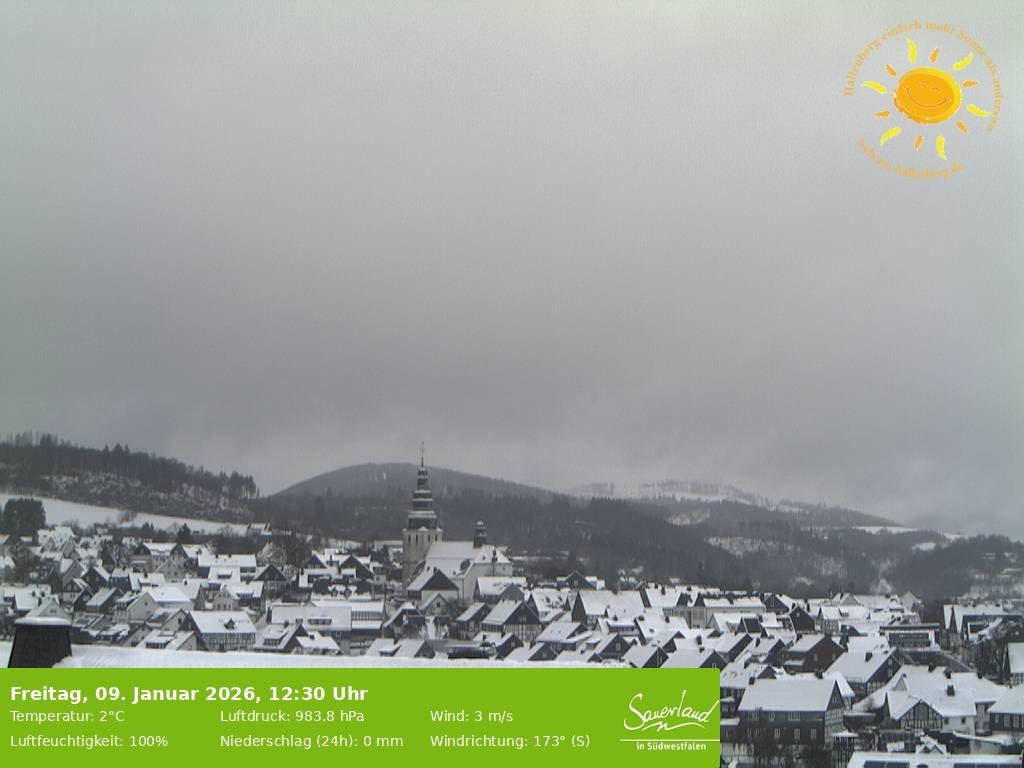 Archiv Foto Webcam Hallenberg, Sauerland