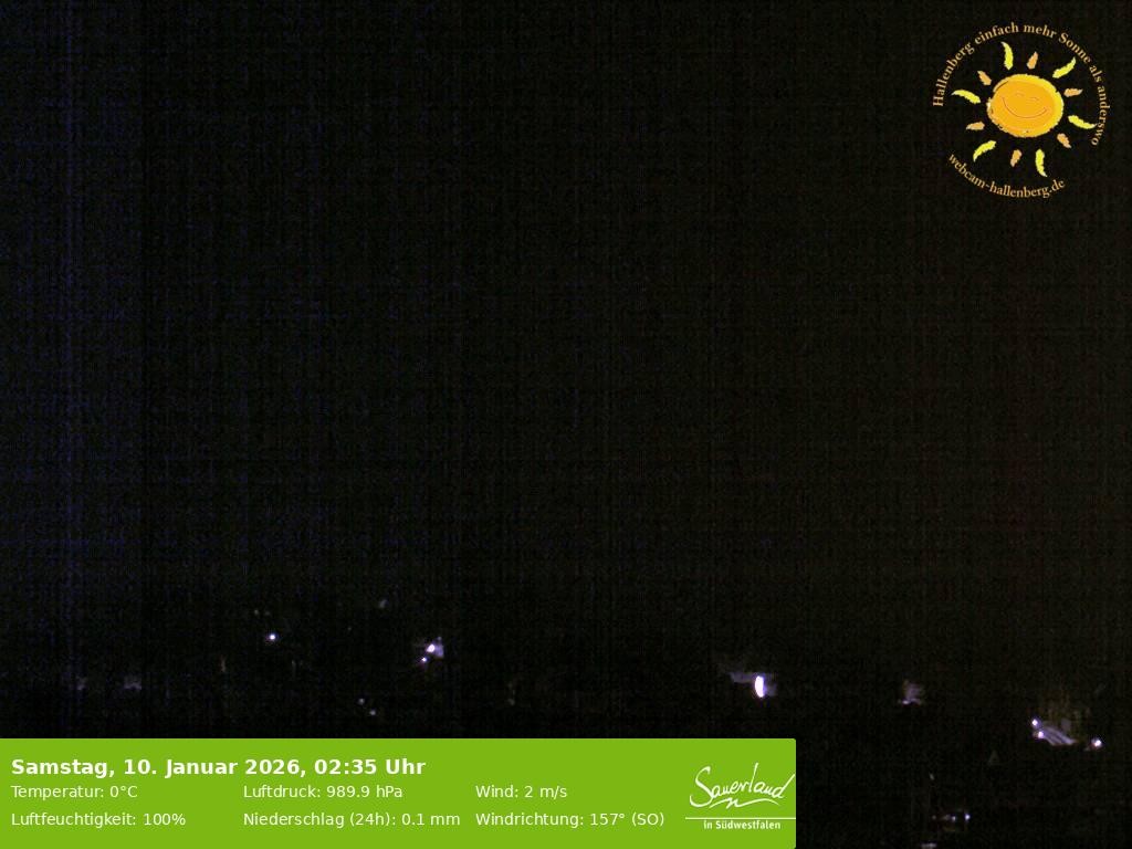 Archiv Foto Webcam Hallenberg, Sauerland