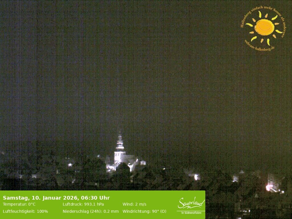 Archiv Foto Webcam Hallenberg, Sauerland