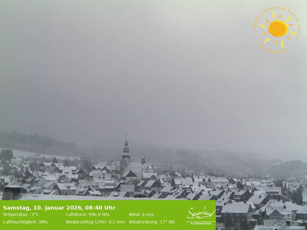 Archiv Foto Webcam Hallenberg, Sauerland