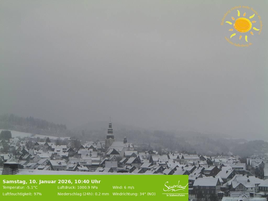Archiv Foto Webcam Hallenberg, Sauerland