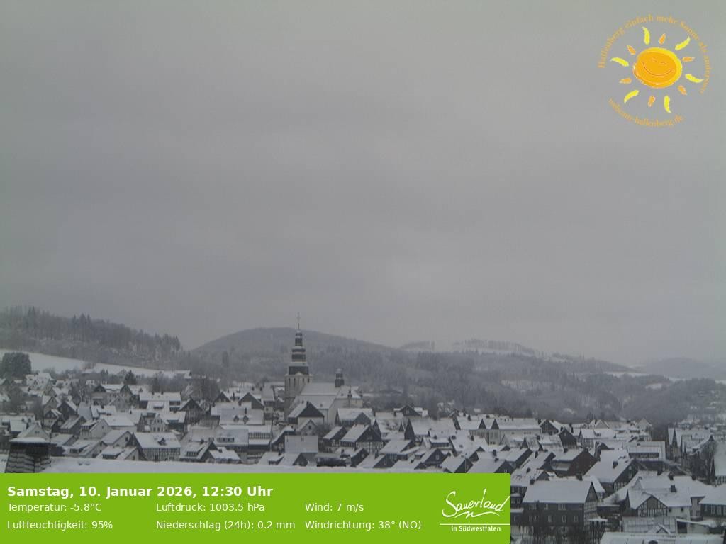 Archiv Foto Webcam Hallenberg, Sauerland