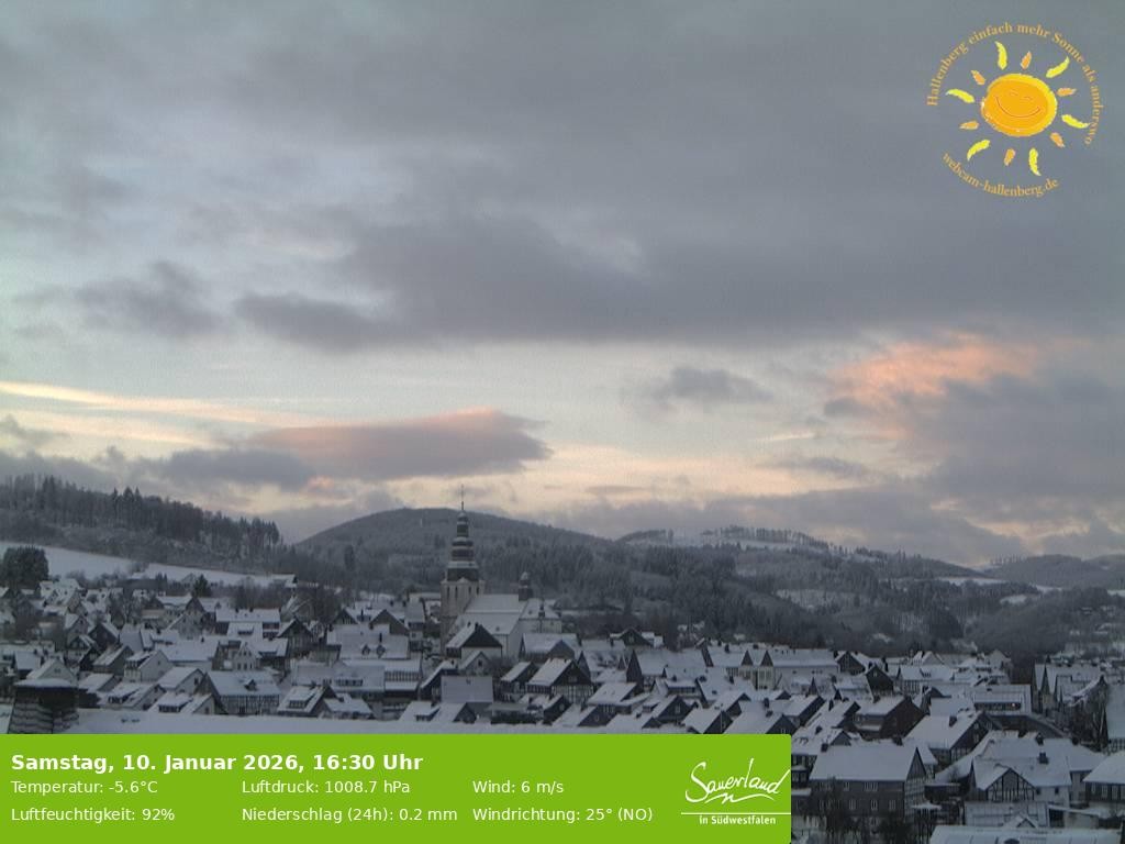 Archiv Foto Webcam Hallenberg, Sauerland