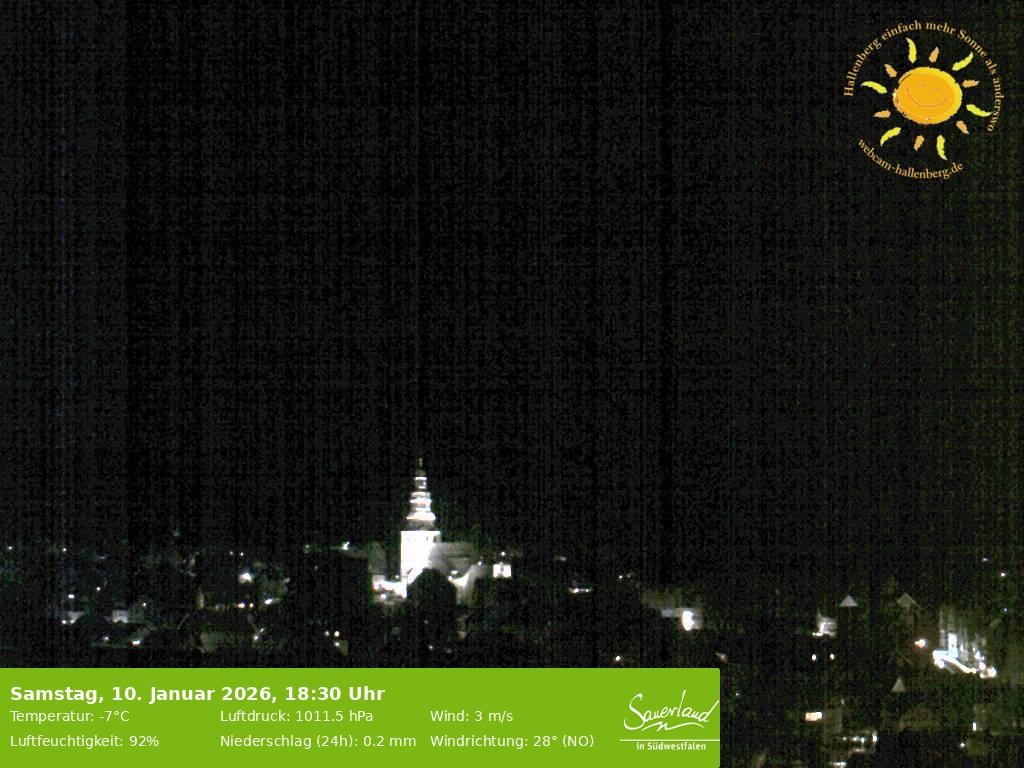 Archiv Foto Webcam Hallenberg, Sauerland