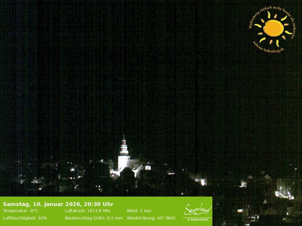 Archiv Foto Webcam Hallenberg, Sauerland