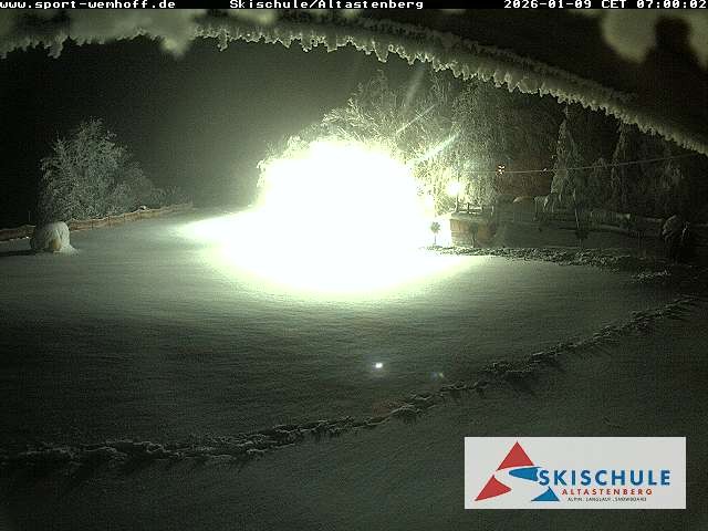 Archived image Webcam Altastenberg ski school