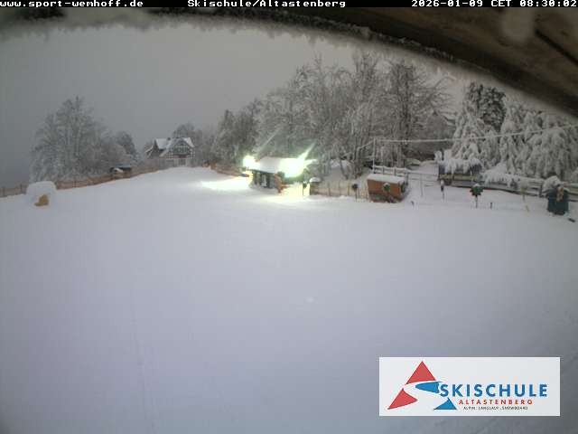 Archived image Webcam Altastenberg ski school