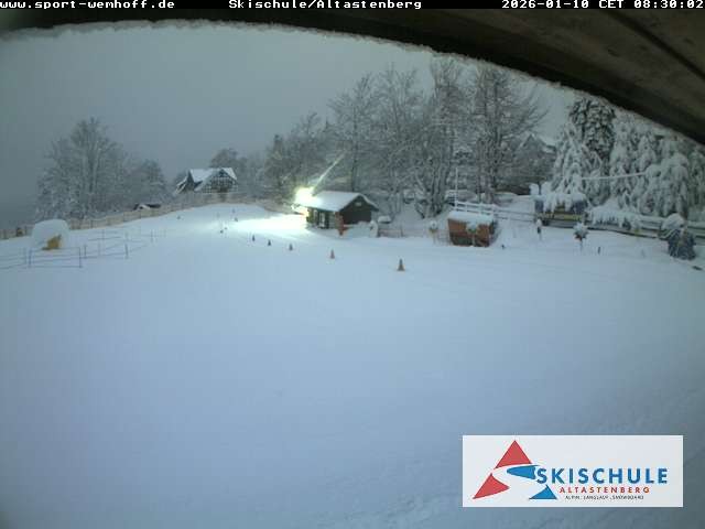 Archived image Webcam Altastenberg ski school