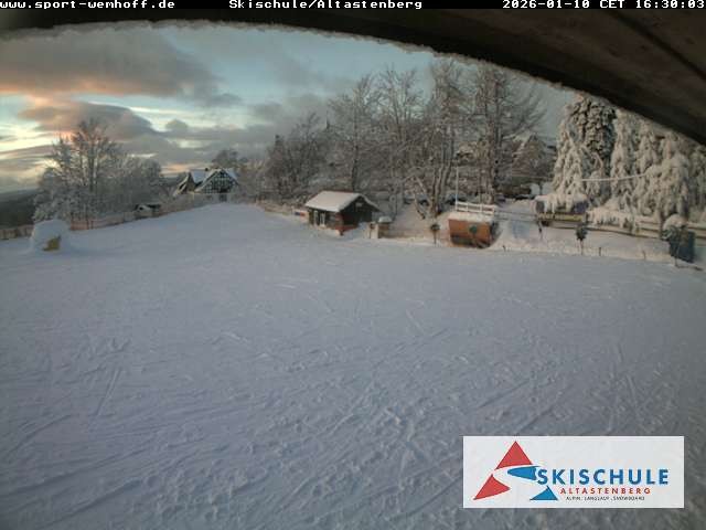 Archived image Webcam Altastenberg ski school