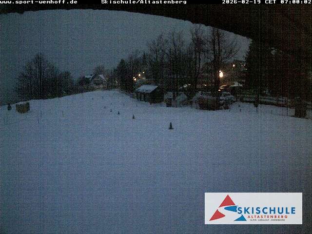 Archived image Webcam Altastenberg ski school