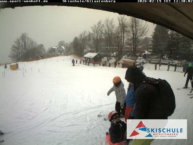 Archived image Webcam Altastenberg ski school