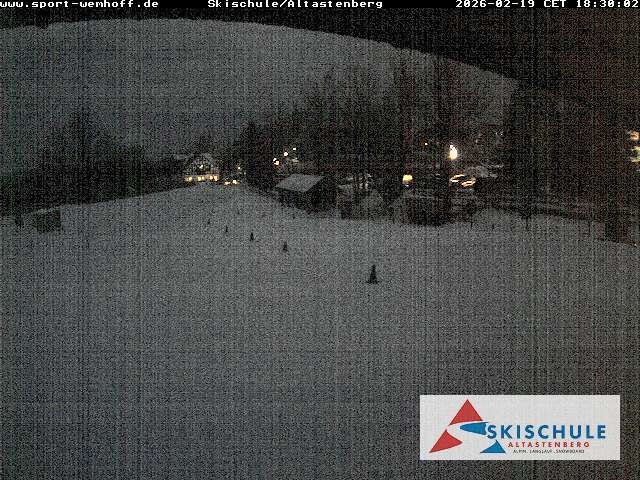 Archived image Webcam Altastenberg ski school