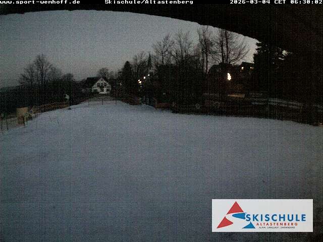 Archived image Webcam Altastenberg ski school