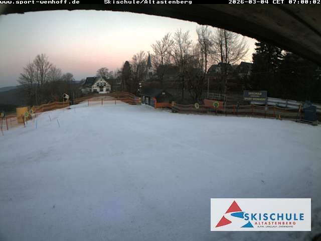 Archived image Webcam Altastenberg ski school