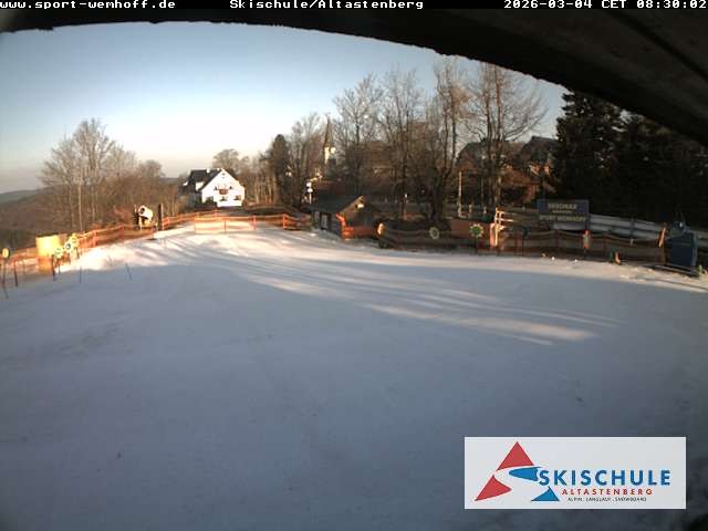 Archived image Webcam Altastenberg ski school