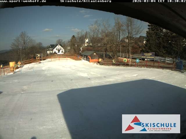 Archived image Webcam Altastenberg ski school
