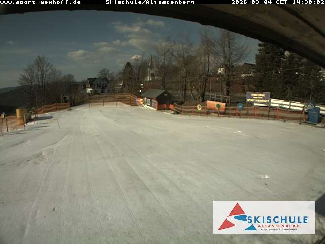 Archived image Webcam Altastenberg ski school