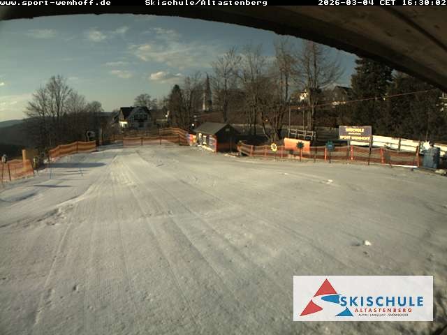 Archived image Webcam Altastenberg ski school