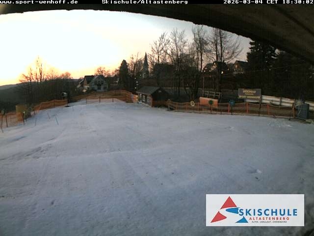 Archived image Webcam Altastenberg ski school