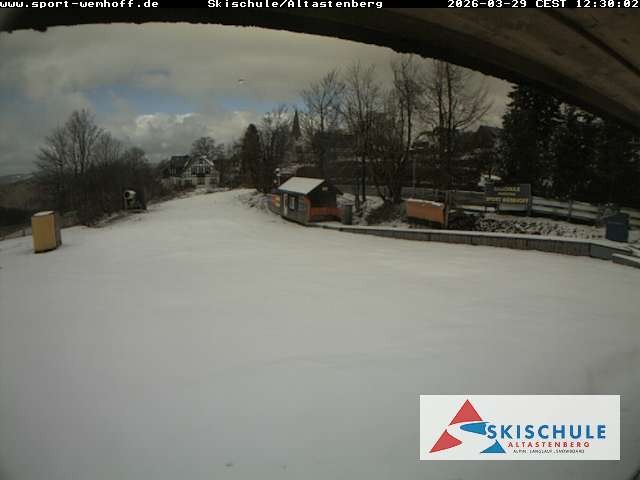 Archived image Webcam Altastenberg ski school