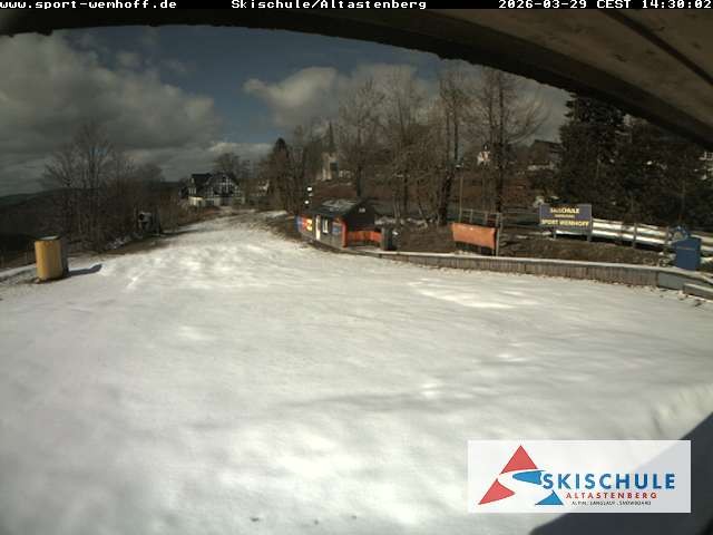 Archived image Webcam Altastenberg ski school