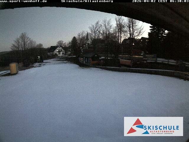 Archived image Webcam Altastenberg ski school