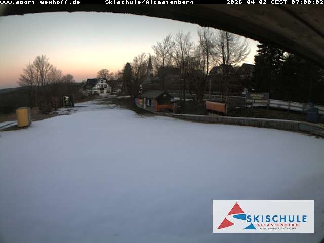 Archived image Webcam Altastenberg ski school